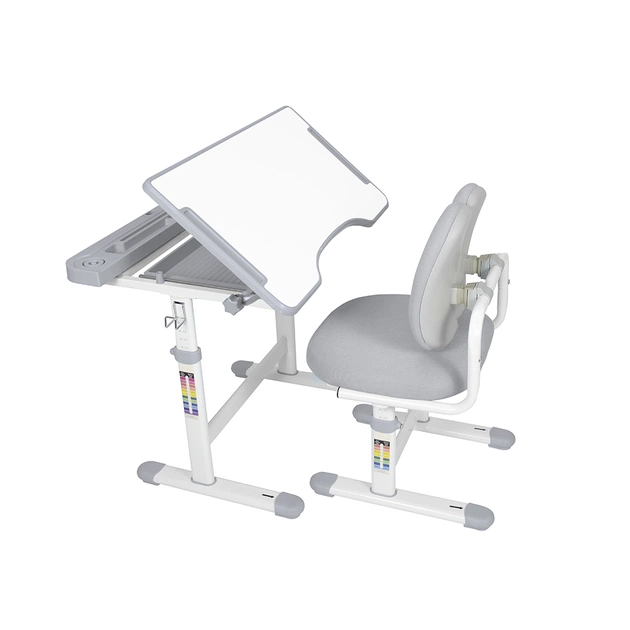 Парта зі стільцем FunDesk Vivo Grey (221892) - picture 5