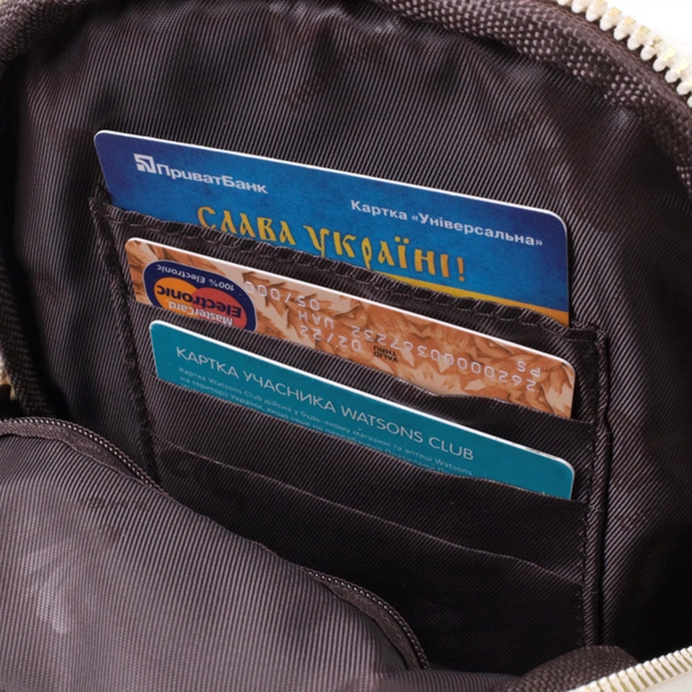 Сумка Vintage Женская с одной лямкой через плечо из крупнозернистой экокожи Молочная (22761) - изображение 8