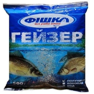 Прикормка Фишка Гейзер 500гр мед (FSGB03500) зображення 1