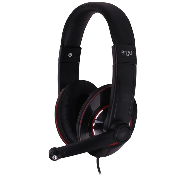 Навушники Ergo VM-290 Black - зображення 1