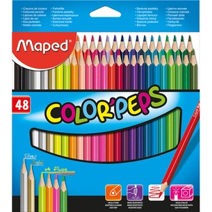 Карандаши цветные ZiBi Color Peps Classic 48 цв. (MP.832048) изображение 1