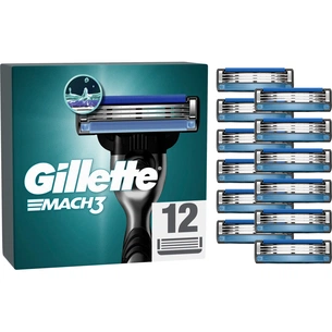 Змінні касети Gillette Mach3 12 шт. (3014260323240/8006530028875) изображение 1