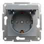 Розетка Schneider Electric ASFORA з кришкою, сталь (EPH3100162) - уменьшенное изображение 1