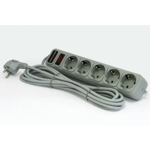 Мережевий фільтр живлення LogicPower LP-X5 (3302) зображення 1