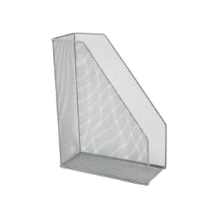 Лоток для паперів Axent вертикальний 100x250x320 мм металевий Сріблий (2120-03-A) зображення 1