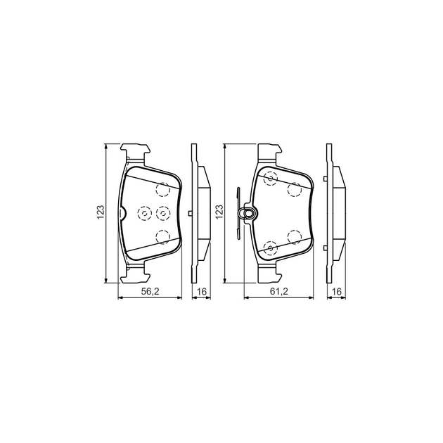 Гальмівні колодки Bosch 0 986 494 658 - picture 5
