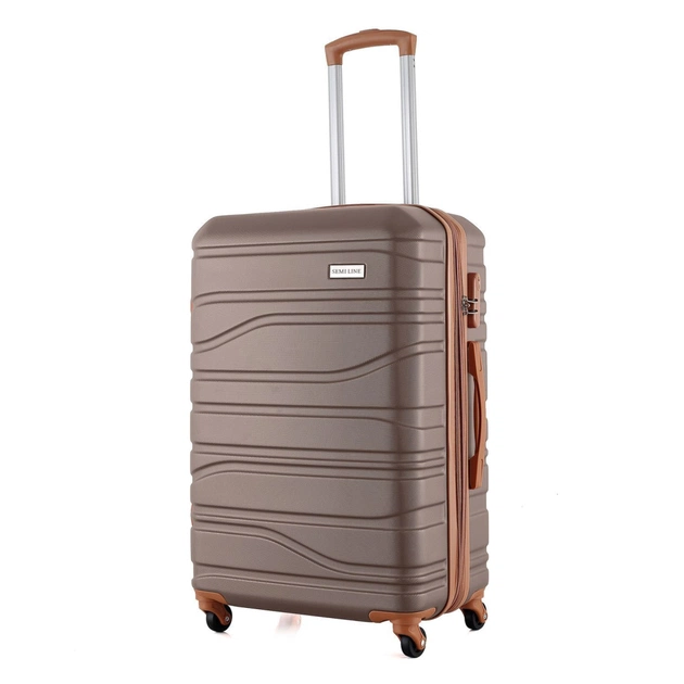 Чемодан Semi Line 24" (M) Graphite/Brown (T5689-2) (DAS303579) - изображение 1