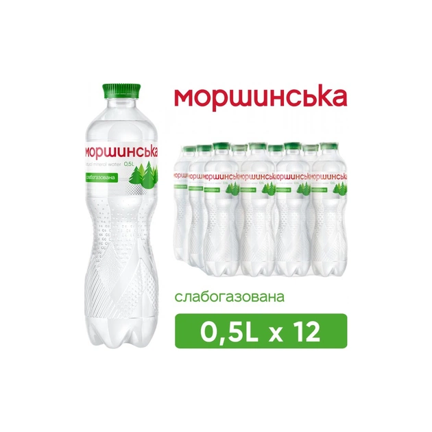 Мінеральна вода Моршинська 0,5л (4820017000260) - изображение 1