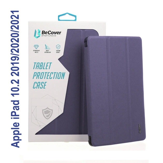 Чохол до планшета BeCover Soft Edge Pencil mount Apple iPad 10.2 2019/2020/2021 Purple (706816) - изображение 1