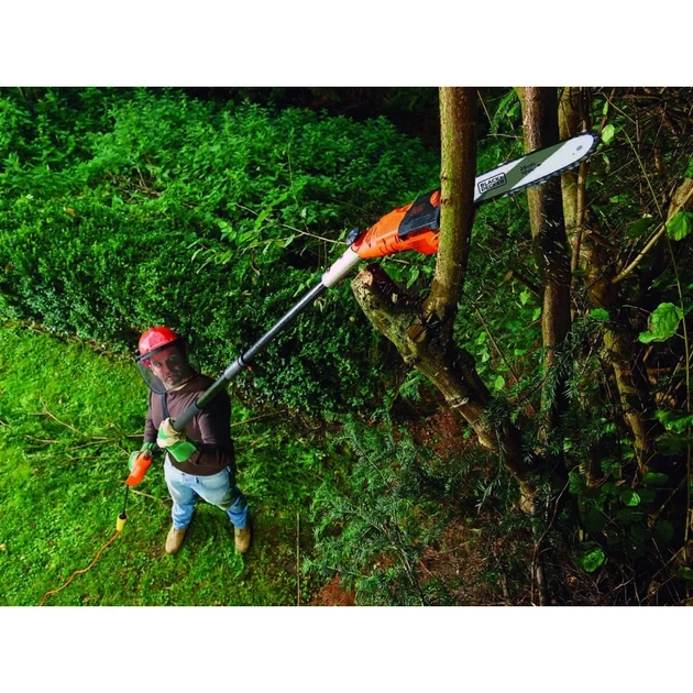 Ланцюгова пила Black&Decker висоторіз зі штангою, 0.8 кВт, довжина 244 см, довжина шини 25 см (PS7525) - picture 5