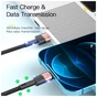 Дата кабель USB 2.0 AM to Lightning 2.0m 2.4A black Essager (EXCL-XCA01) - зменшене зображення 5
