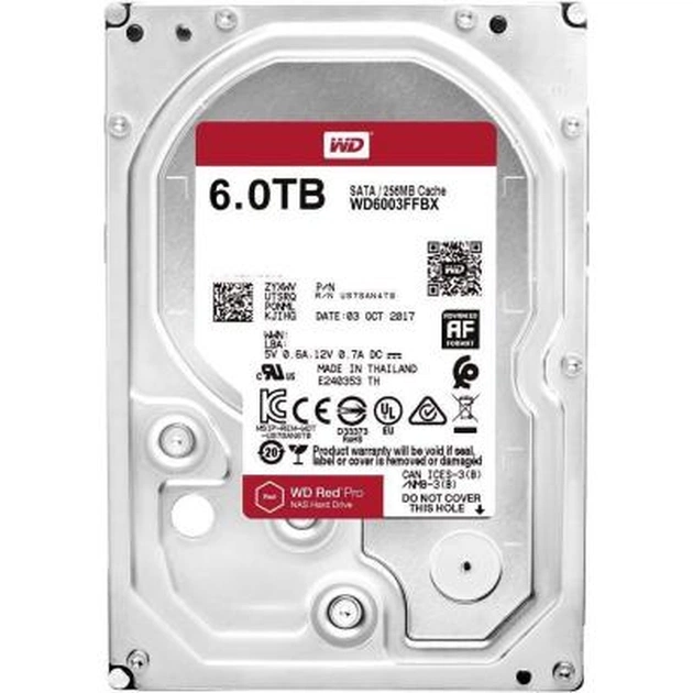 Жорсткий диск 3.5" 6TB WD (WD6003FFBX) - изображение 1