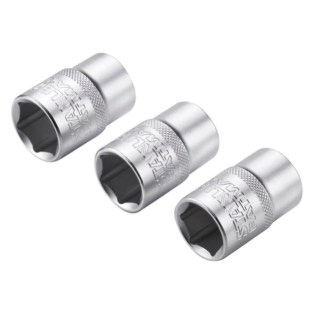 Набір торцевих головок Stanley орцевих 1/2" Maxi Drive, із шестигранним профілем, 3 шт: 17, 18, 19 мм. (FMMT17094-0) - picture 4