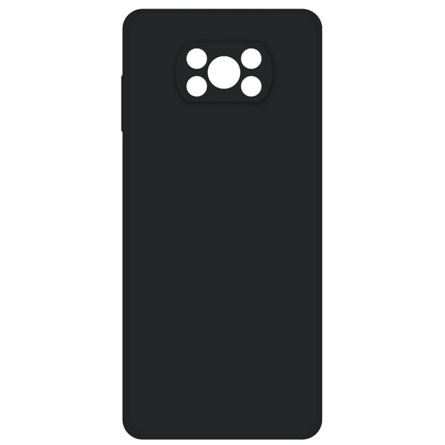 Чохол до мобільного телефона Intaleo SoftShell Xiaomi Poco X3 Pro Black (1283126585999) - зображення 1