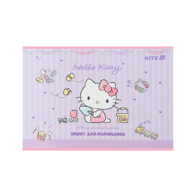 Альбом для малювання Kite Hello Kitty, 12 аркушів (HK25-241-1) - picture 3