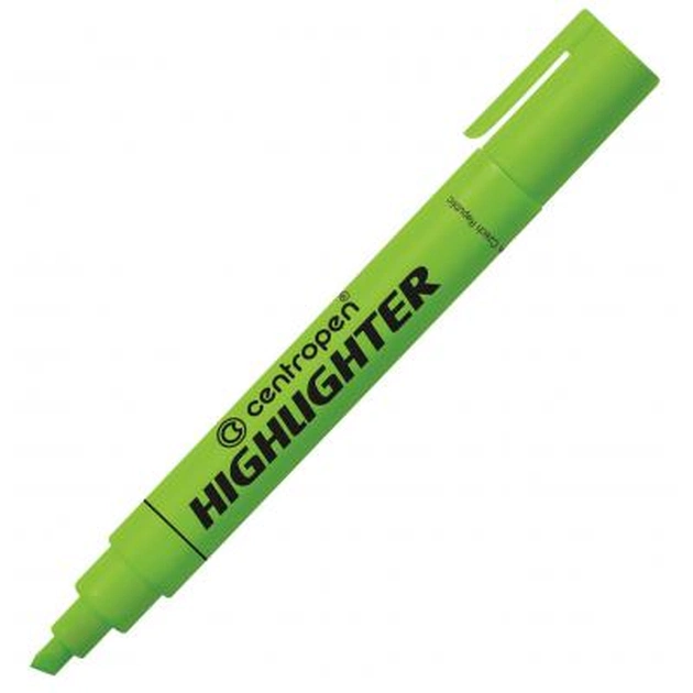 Маркер Centropen Fax 8852 1-4,6 мм, chisel tip, green (8852/04) - зображення 1