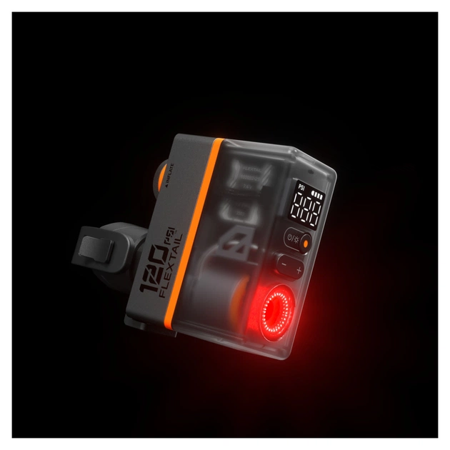 Задня велофара Flextail та міні насос 2 в 1 Tiny Tire Pump ACS, чорний (6975755966342) - зображення 10