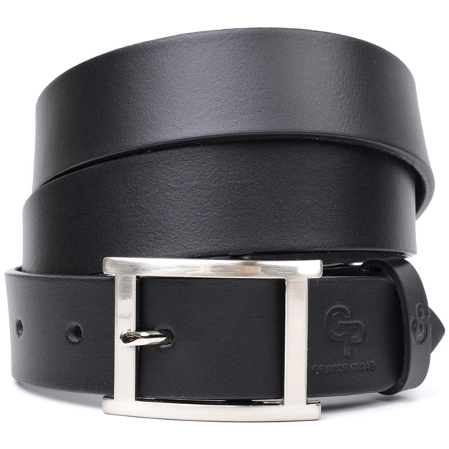 Ремінь Grande Pelle Брючний з натуральної шкіри Чорний (11689) - зображення 1