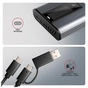 Кишеня зовнішня AXAGON USB-C 10Gbps metal box with info display for M.2 NVMe & SATA SSD (EEM2-SD2) - зменшене зображення 5
