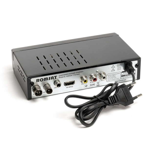 ТВ тюнер Romsat DVB-T2, метал (T7070HD) - изображение 5