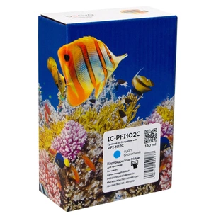 Картридж Barva Canon PFI-102C (0896B001) 130 мл, cyan (IC-PFI102C) зображення 1