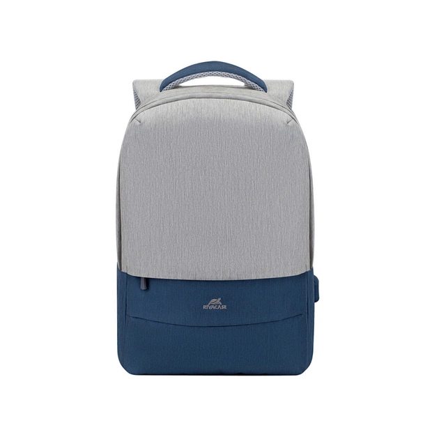 Рюкзак для ноутбука RivaCase 15.6" 7562 Anti-theft, water-repellent, Grey / Dark Blue (7562Grey/DarkBlue) - picture 1