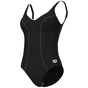 Купальник Arena Clip Back Swimsuit Solid B 010651-510 чорний, білий 38 (3468337746331) - уменьшенное изображение 6