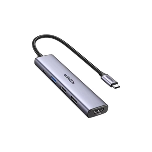 Порт-реплікатор Ugreen CM478 USB Type-C HDMI, USB/3.0, Type-C for charging PD/100W (15495) зображення 1