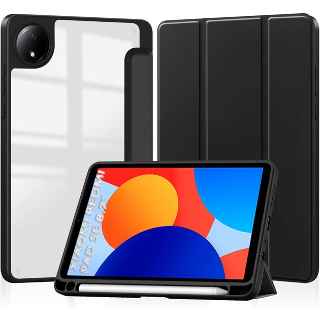 Чохол до планшета BeCover Soft Edge TPU Xiaomi Redmi Pad SE 8.7" Black (712564) - зображення 1
