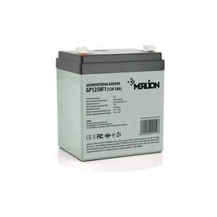 Батарея до ДБЖ Merlion 12V-5Ah (GP1250F1) зображення 1