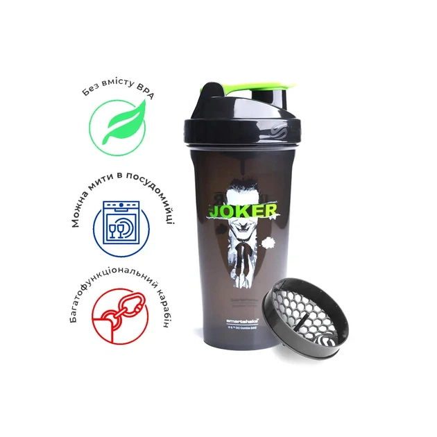 Шейкер спортивний SmartShake Lite 800ml DC Joker (10781001) - picture 5