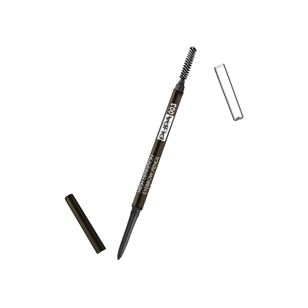 Олівець для брів Pupa High Definition Eyebrow Pencil 003 - Dark Brown (8011607271191) - picture 1