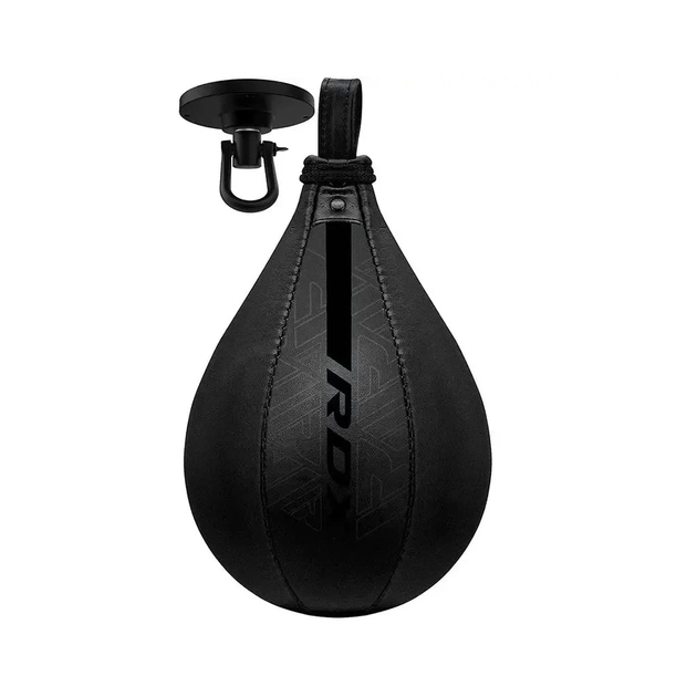 Груша боксерська RDX F6 Kara Speed Boll + swivel Matte Black (2SBR-F6MB) - зображення 1