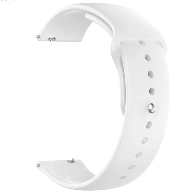 Ремінець до смарт-годинника Armorstandart Silicone Watch Strap 20mm White (ARM60518) - зображення 1