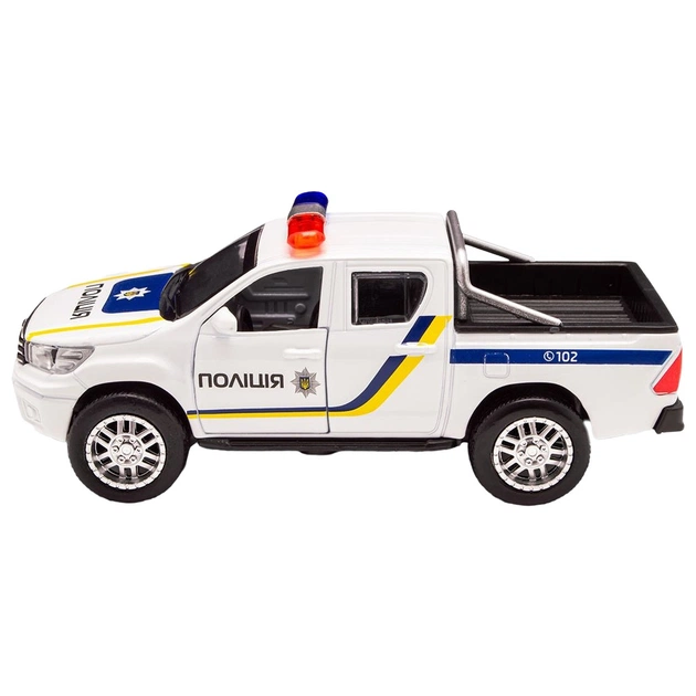 Машина TechnoDrive Toyota Hilux Полиция (KM250426) - изображение 6