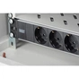 Силовий блок Digitus 10" 1U, 16A, 230V 3xSchuko, вилка Schuko (DN-95411) - уменьшенное изображение 6