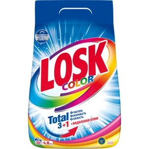 Пральний порошок Losk Color для кольорових речей 4.8 кг (9000101547122) зображення 1