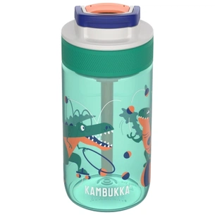 Пляшка для води Kambukka Lagoon 400 мл Juggling Dino світло-зелена (11-04047) зображення 1