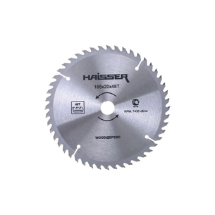 Диск пильний HAISSER по дереву - 185x20 48 зуб. (118492) зображення 1