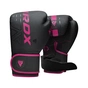 Боксерські рукавички RDX F6 Matte Pink 12 унцій (BGR-F6MP-12OZ) - зменшене зображення 1