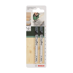 Полотно Bosch по дереву, T 101 BR, 2.5х100мм, 2шт (2.609.256.724) изображение 1
