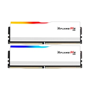 Модуль пам'яті для комп'ютера DDR5 32GB (2x16GB) 6400 MHz Ripjaws M5 RGB Matte White G.Skill (F5-6400J3239G16GX2-RM5RW) зображення 1