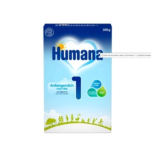 Дитяча суміш Humana 1 LC PUFA з пребіотиками і нуклеотидами, 300 г (4031244720269) зображення 1