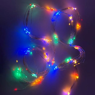 Гірлянда Novogod`ko Кінський хвіст, мідн. дроти 220 LED, Color, 2,2м (974227) зображення 1