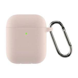 Чохол для навушників Armorstandart Ultrathin Silicone Case With Hook для Apple AirPods 2 Pink Sand (ARM59689) зображення 1