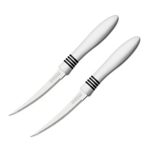 Набір ножів Tramontina COR & COR для томатів 2шт 102 мм White (23462/284) зображення 1