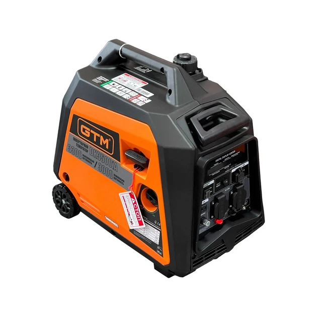 Генератор GTM інверторний DK3500iA 3,3kW(макс)/3,0kW(ном), руч. старт. - зображення 1