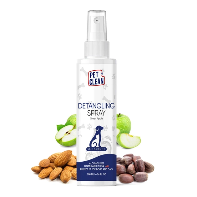 Спрей для тварин Pet Clean DETANGLING SPRAY для розплутування ковтунів, кондиціонує та робить гладенькою шерсть 200 мл (8939117886752) - изображение 1