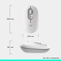 Мишка Logitech POP Mouse With Emoji Bluetooth Off-White (910-007411) - зменшене зображення 8