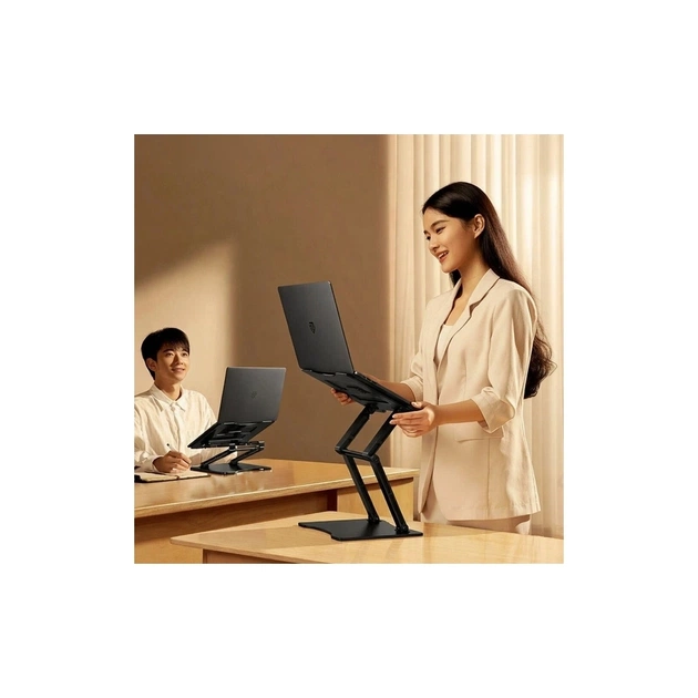 Подставка для ноутбука RTAKO RS-CP75D 3-Level ROTATING Black (6930539537286) - изображение 8